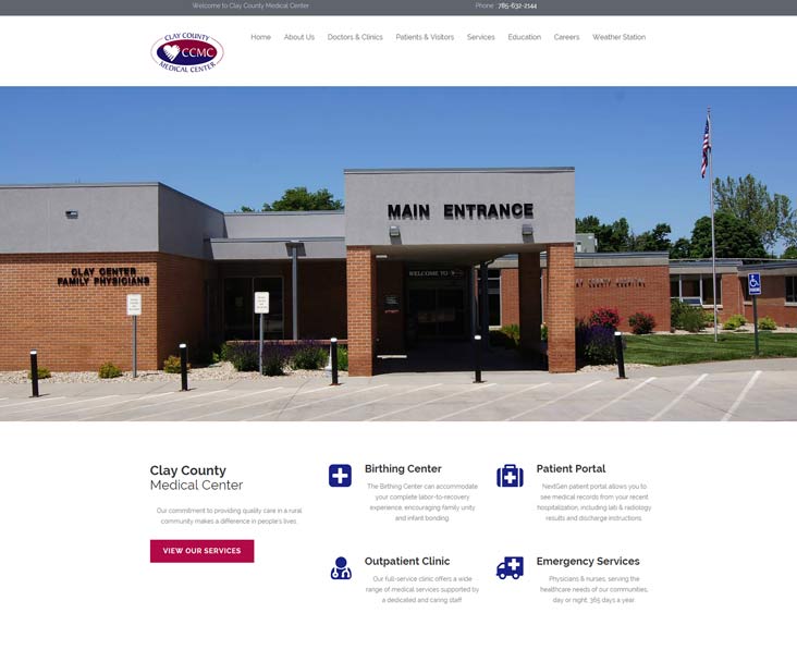Clay County Medical Center Launches New Website